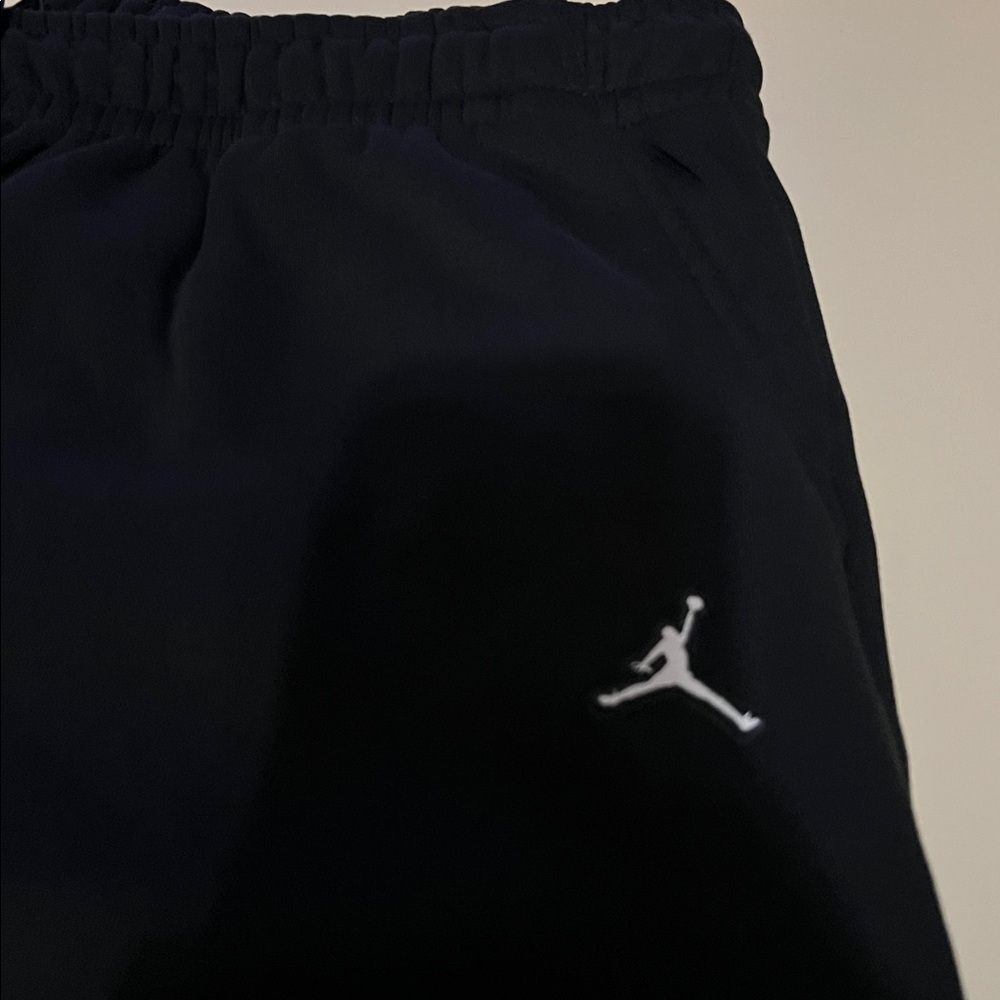 Jordan Black Sweatpants with White Jumpman Logo sz 3XL - Picture 2 of 5